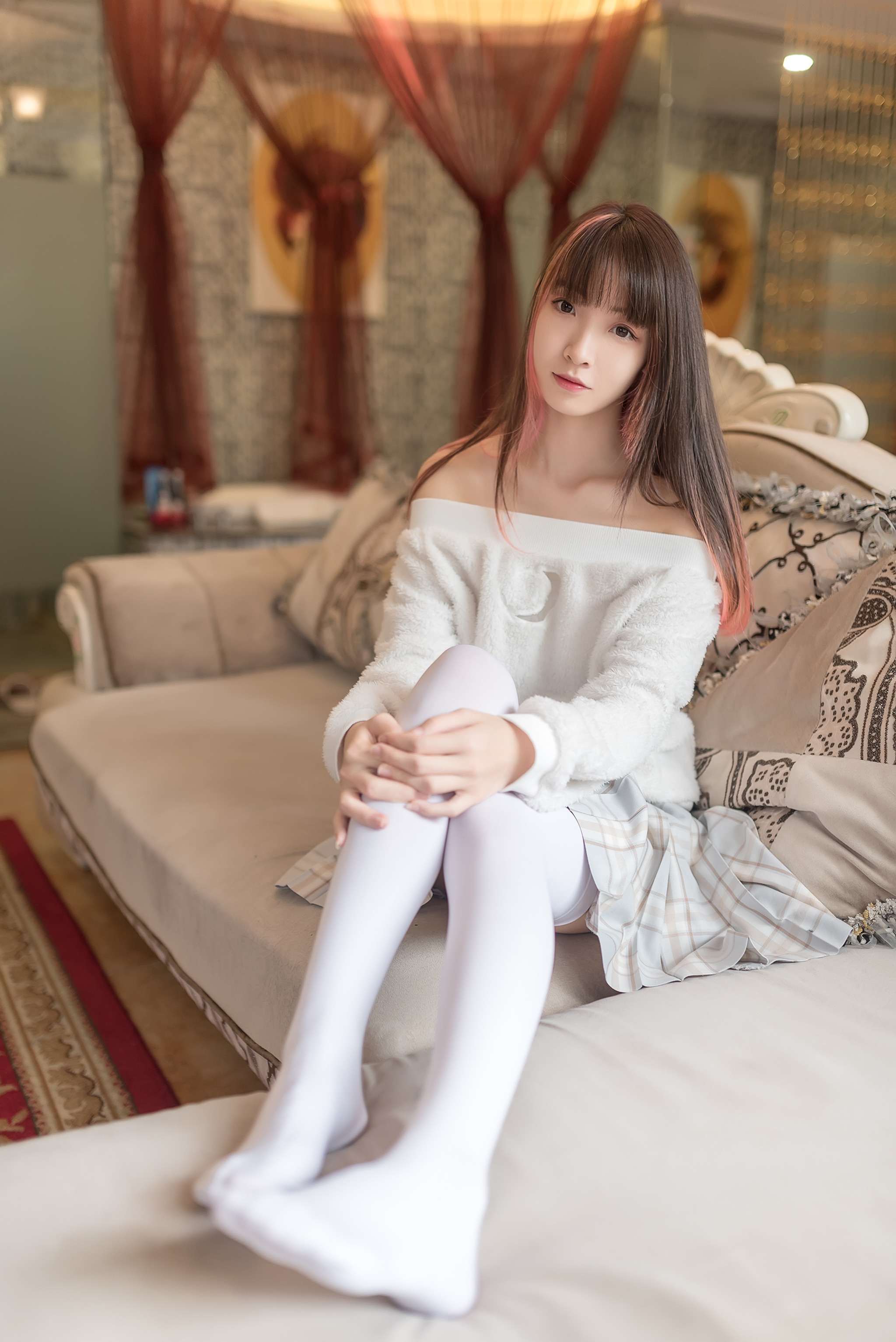 图片[1]-风之领域 – NO.013 富贵少女白丝 [49P]-XikXak